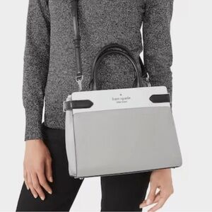 Kate Spade Gray and Black Tote Bag
